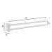 Smedbo Air swing arm towel rail AK326